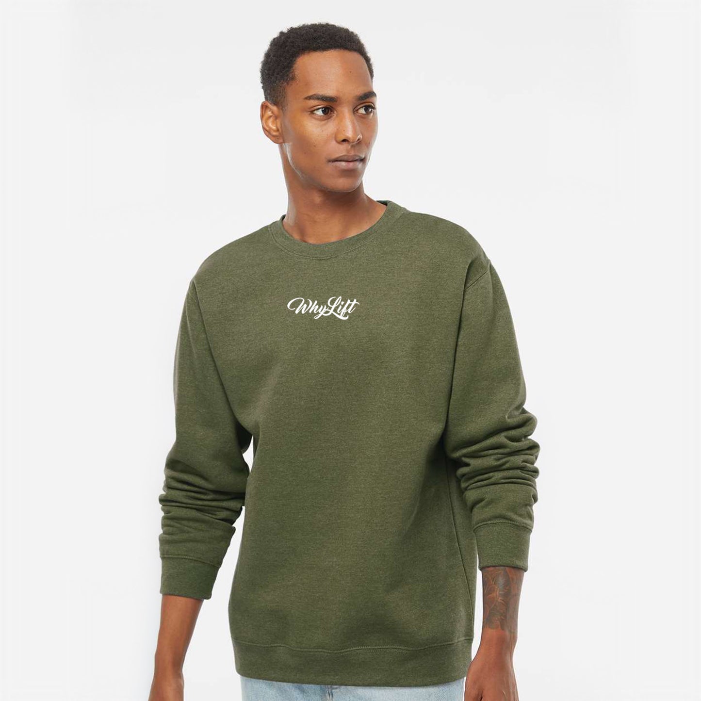 WhyLift Crew Neck Sweater (Multiple Color ways)
