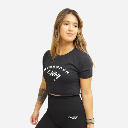 Remember Why Women's Crop Top (Multiple Color ways)